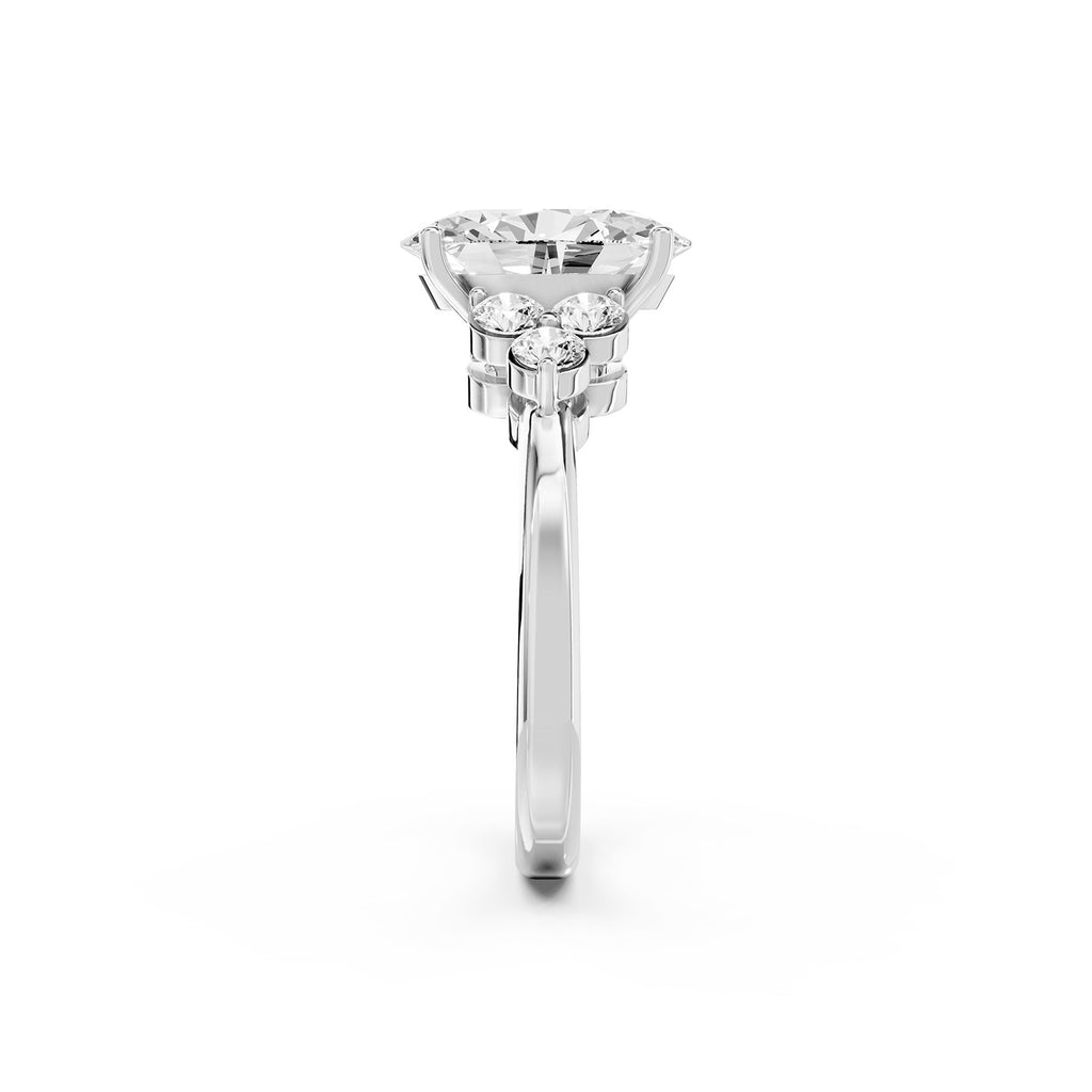 Oval Lab-Grown Diamond Ring