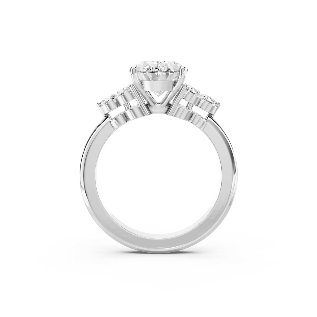 Oval Lab-Grown Diamond Ring