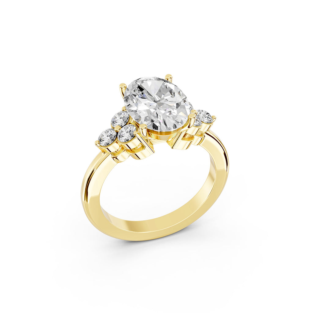 Oval Lab-Grown Diamond Ring