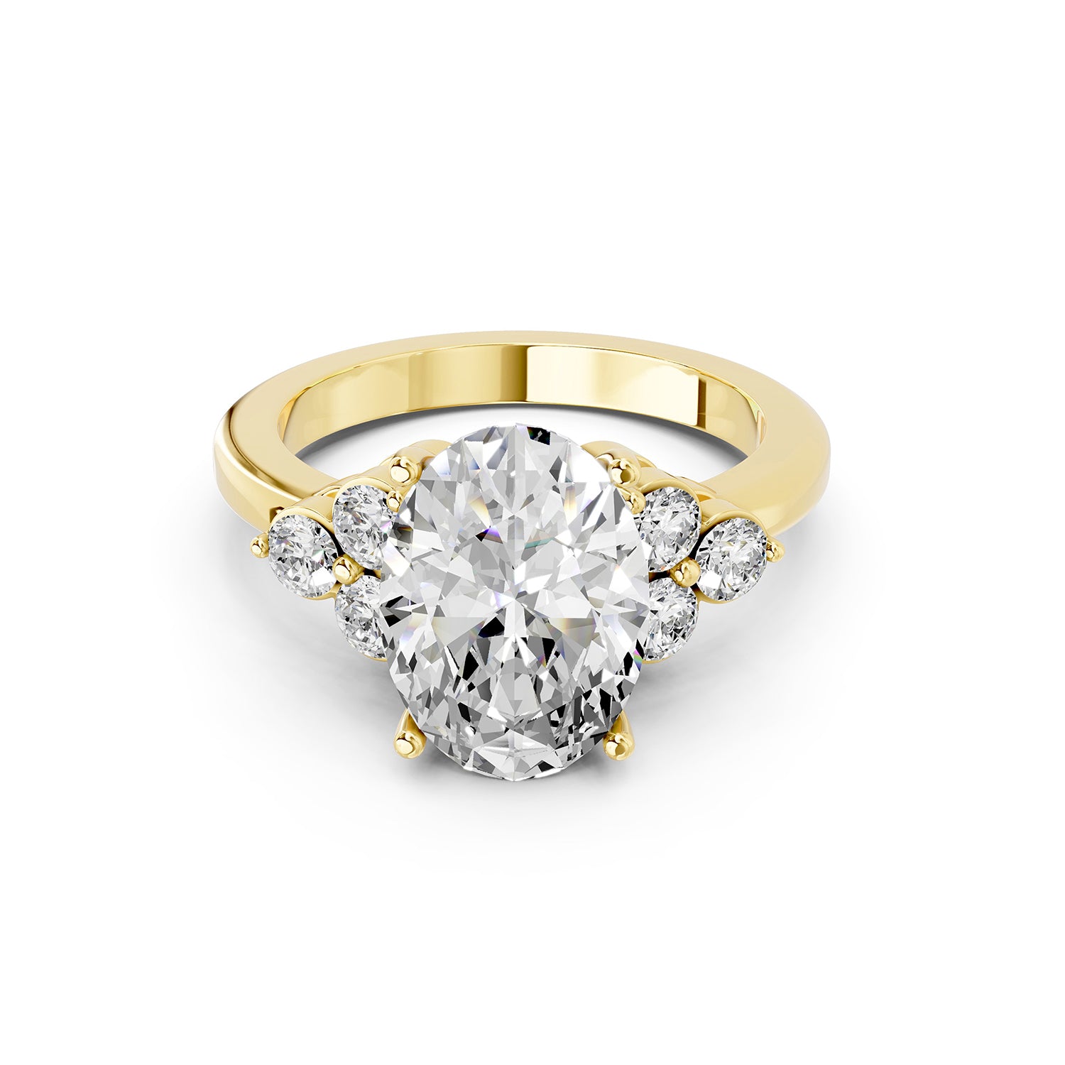 Oval Lab-Grown Diamond Ring