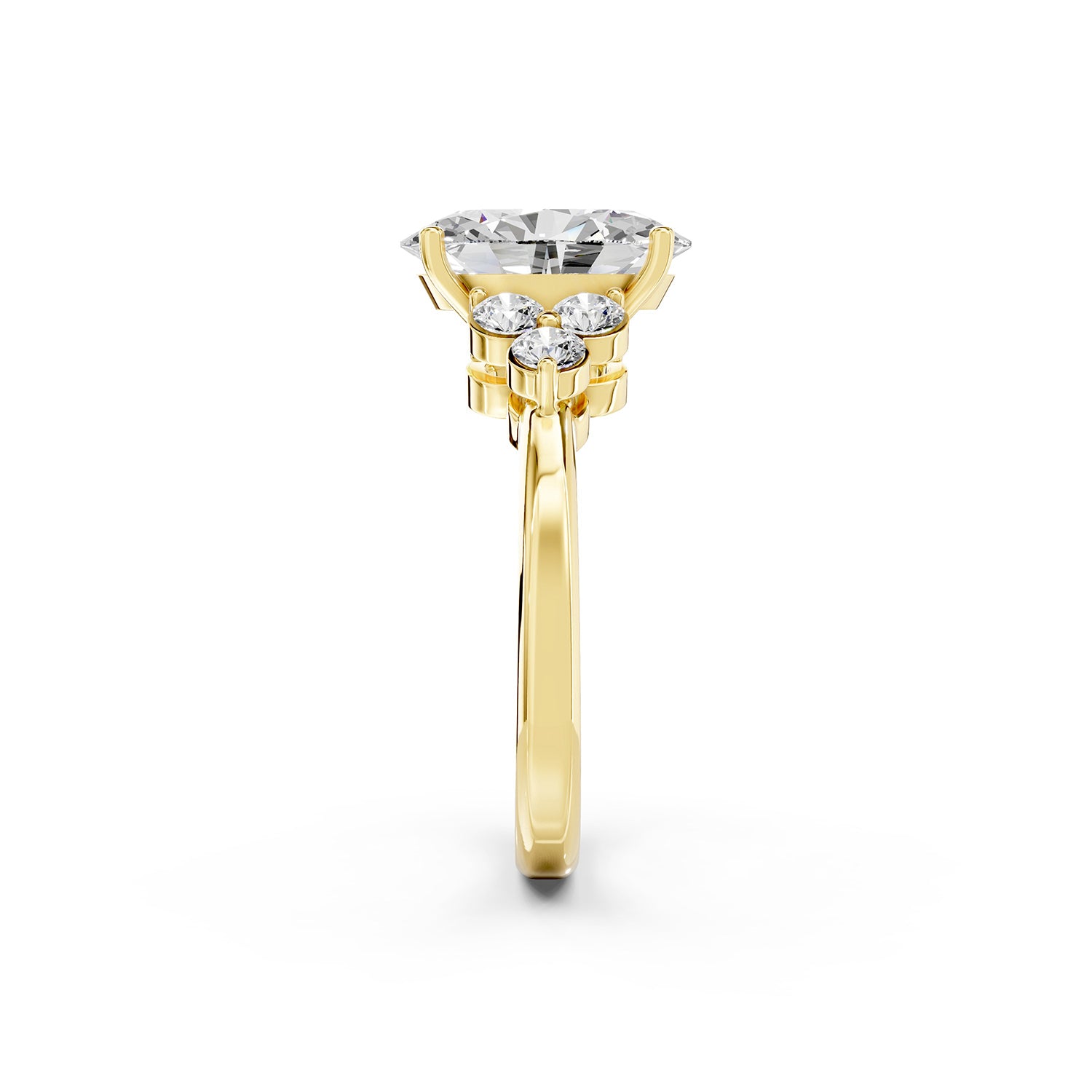 Oval Lab-Grown Diamond Ring