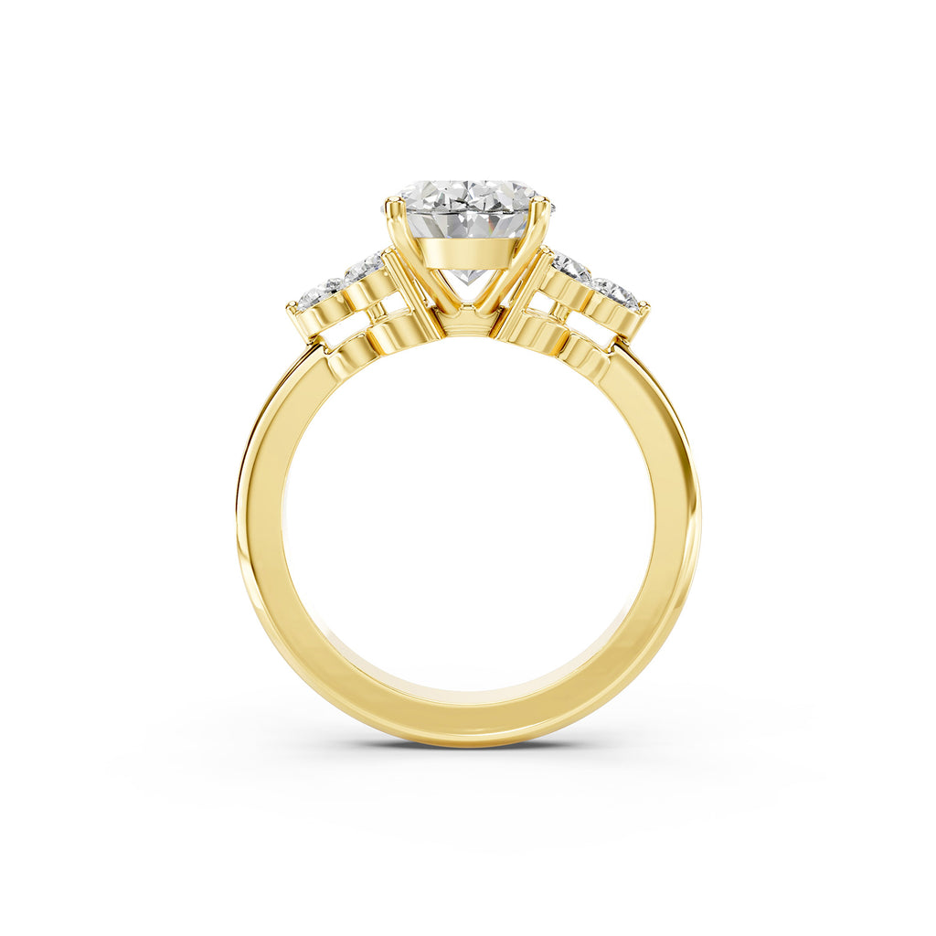 Oval Lab-Grown Diamond Ring