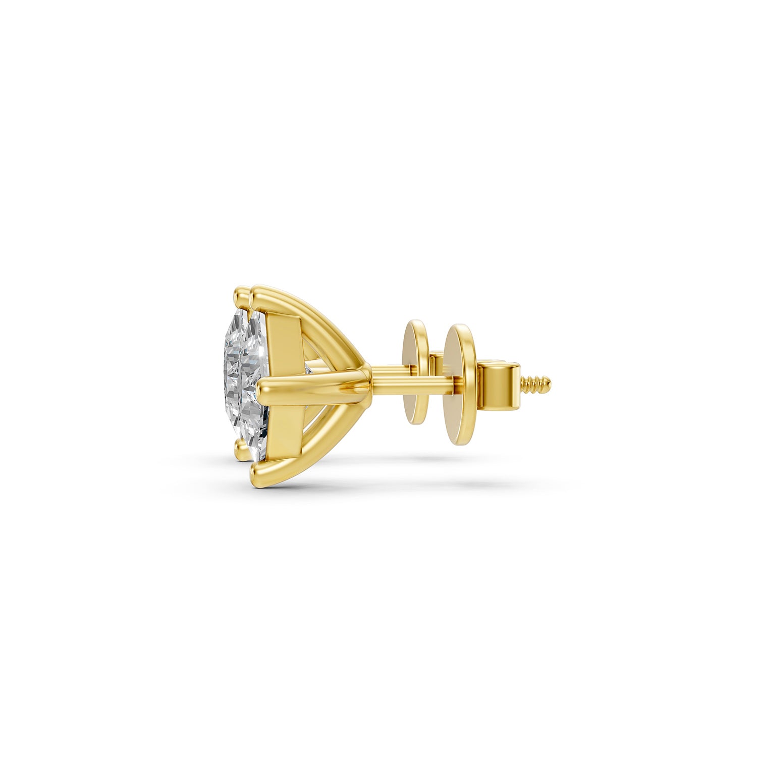 Princess Lab-Grown Diamond Stud Earrings