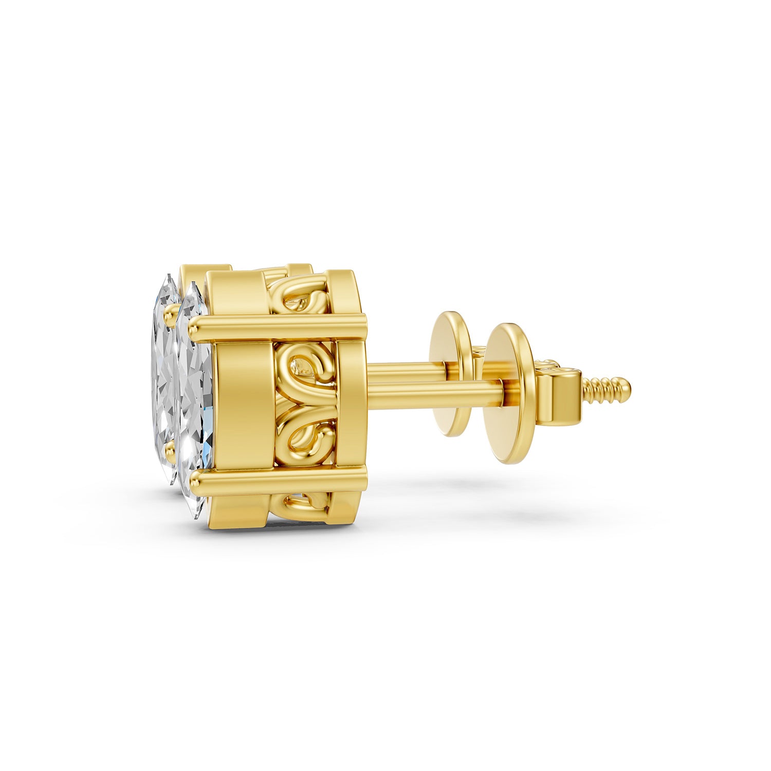 Marquise Lab-Grown Diamond Stud Earrings