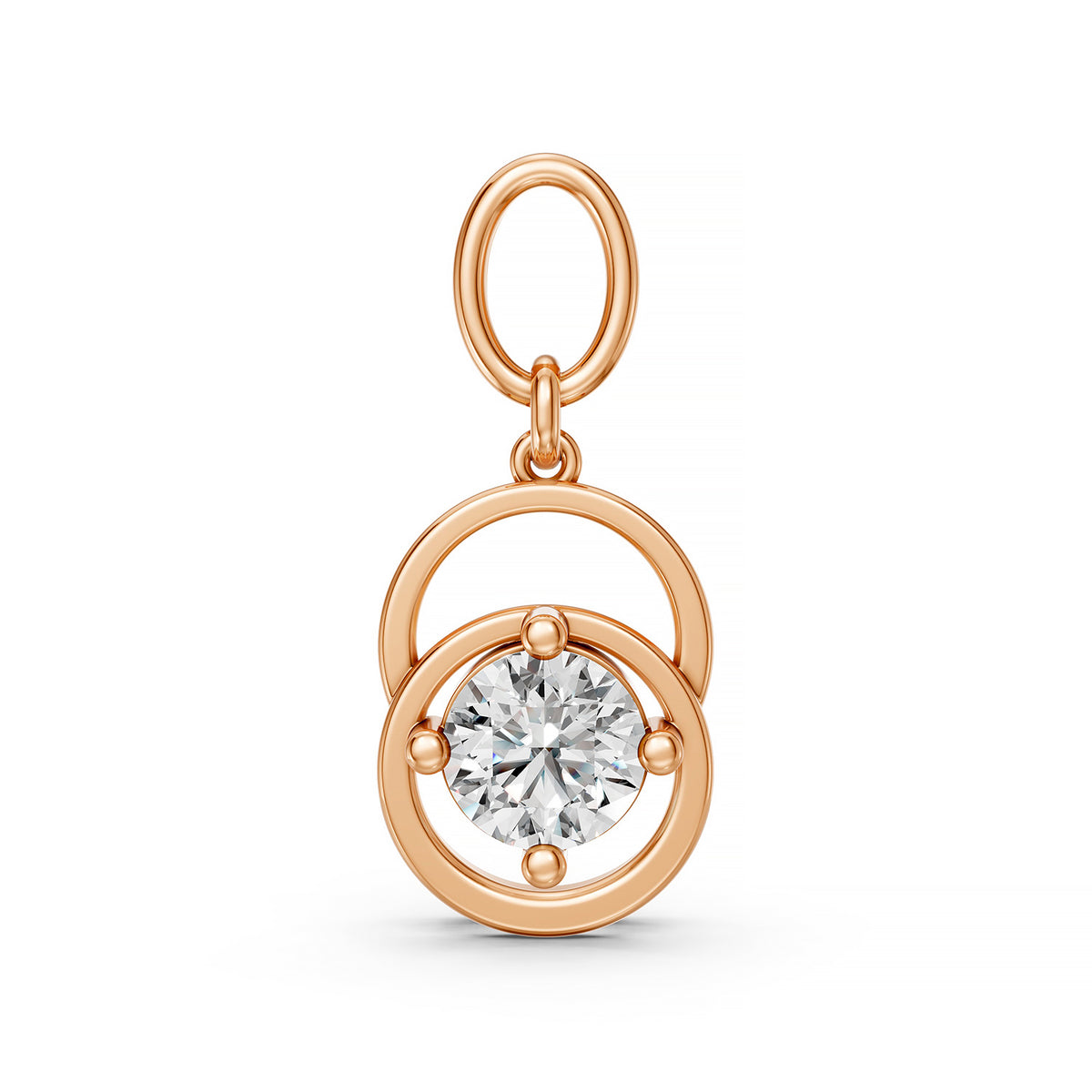 Round Cut Lab-Grown Diamond Pendant