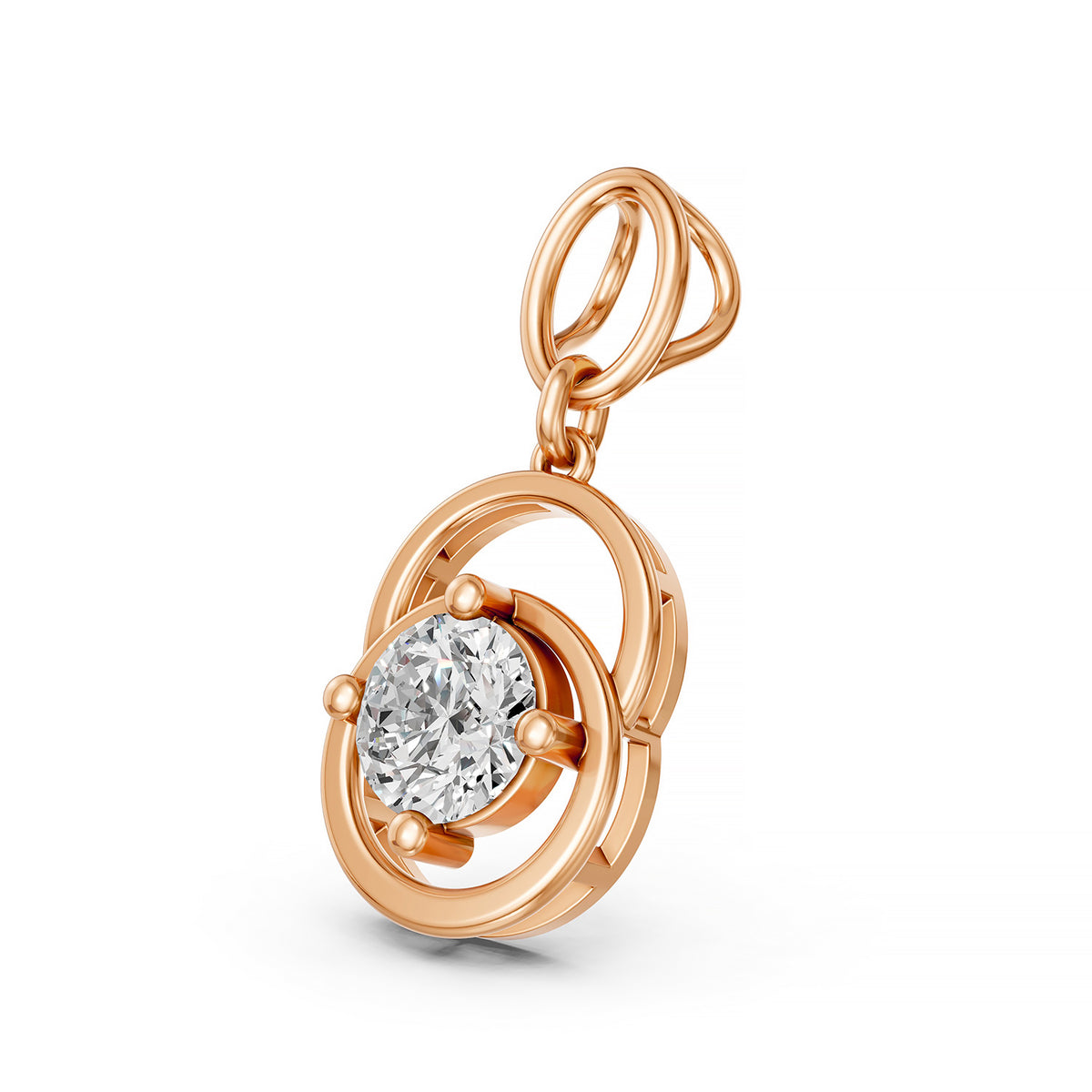 Round Cut Lab-Grown Diamond Pendant
