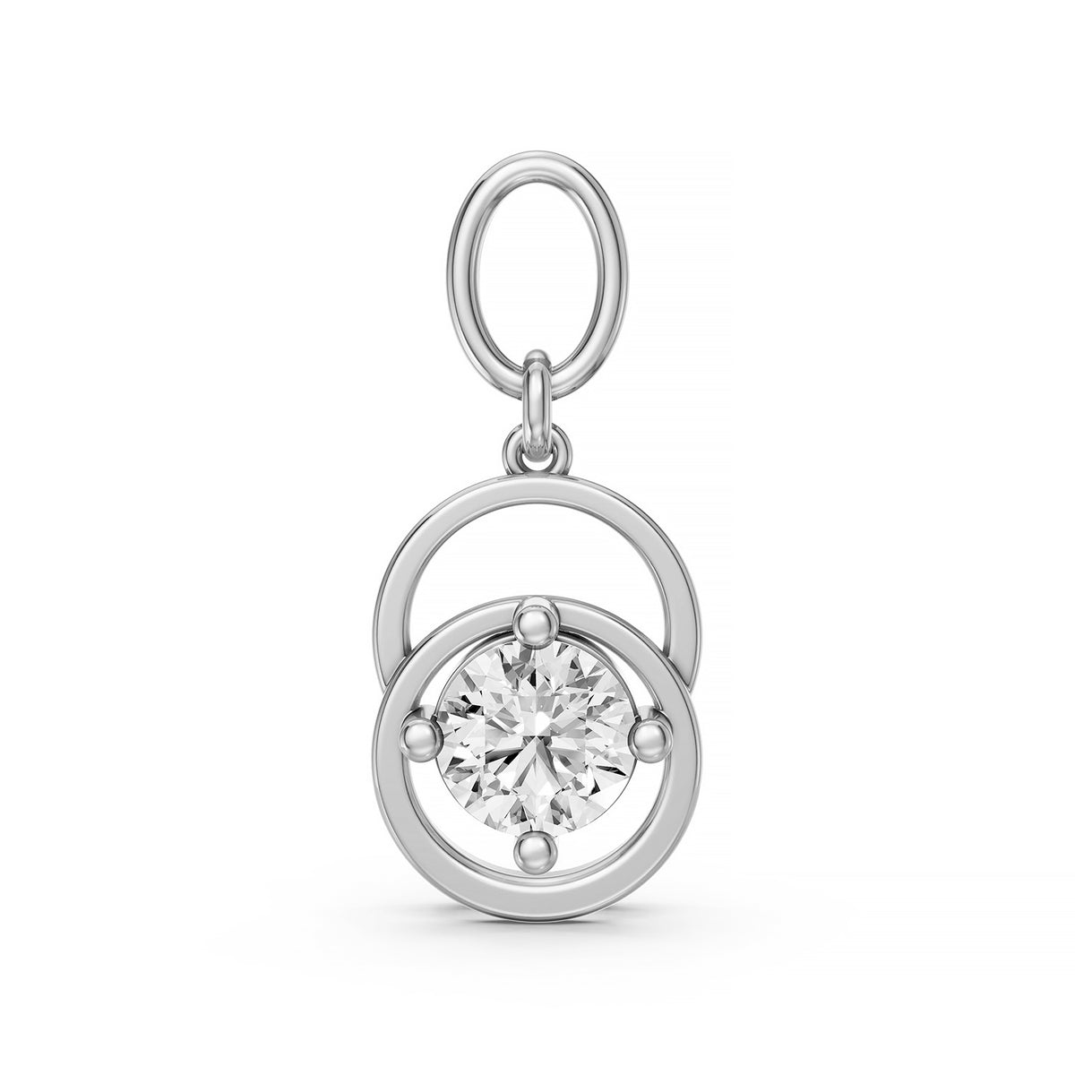 Round Cut Lab-Grown Diamond Pendant