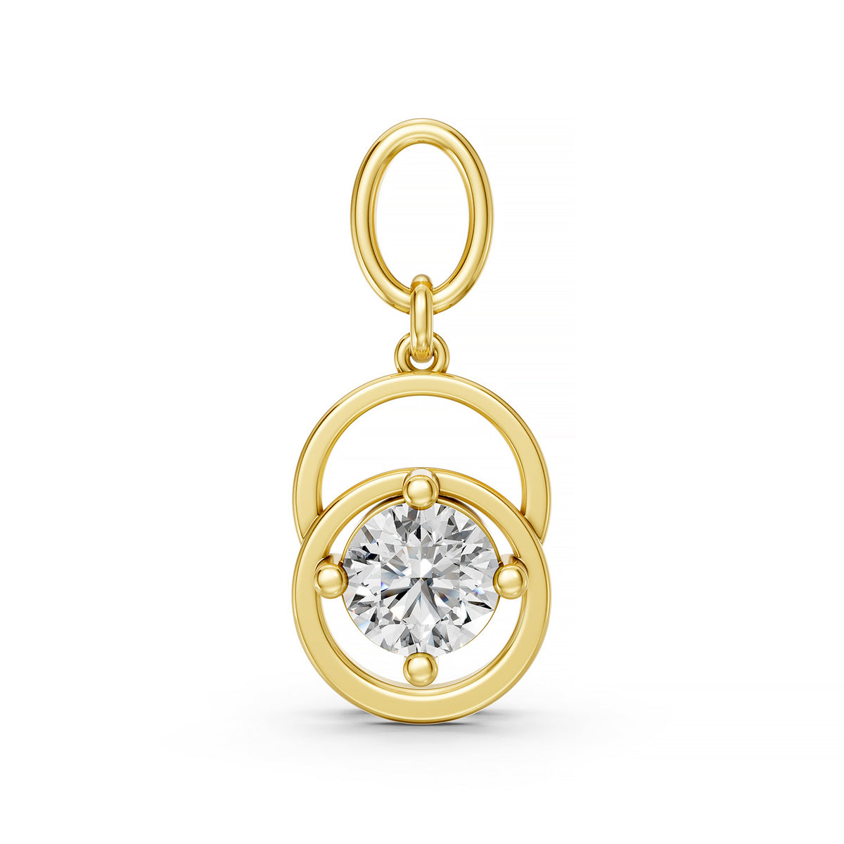 Round Cut Lab-Grown Diamond Pendant