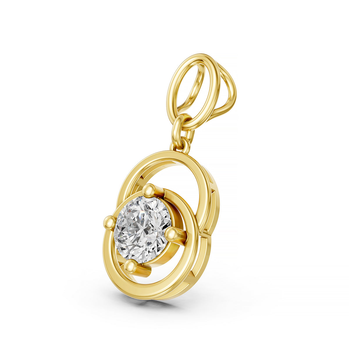 Round Cut Lab-Grown Diamond Pendant