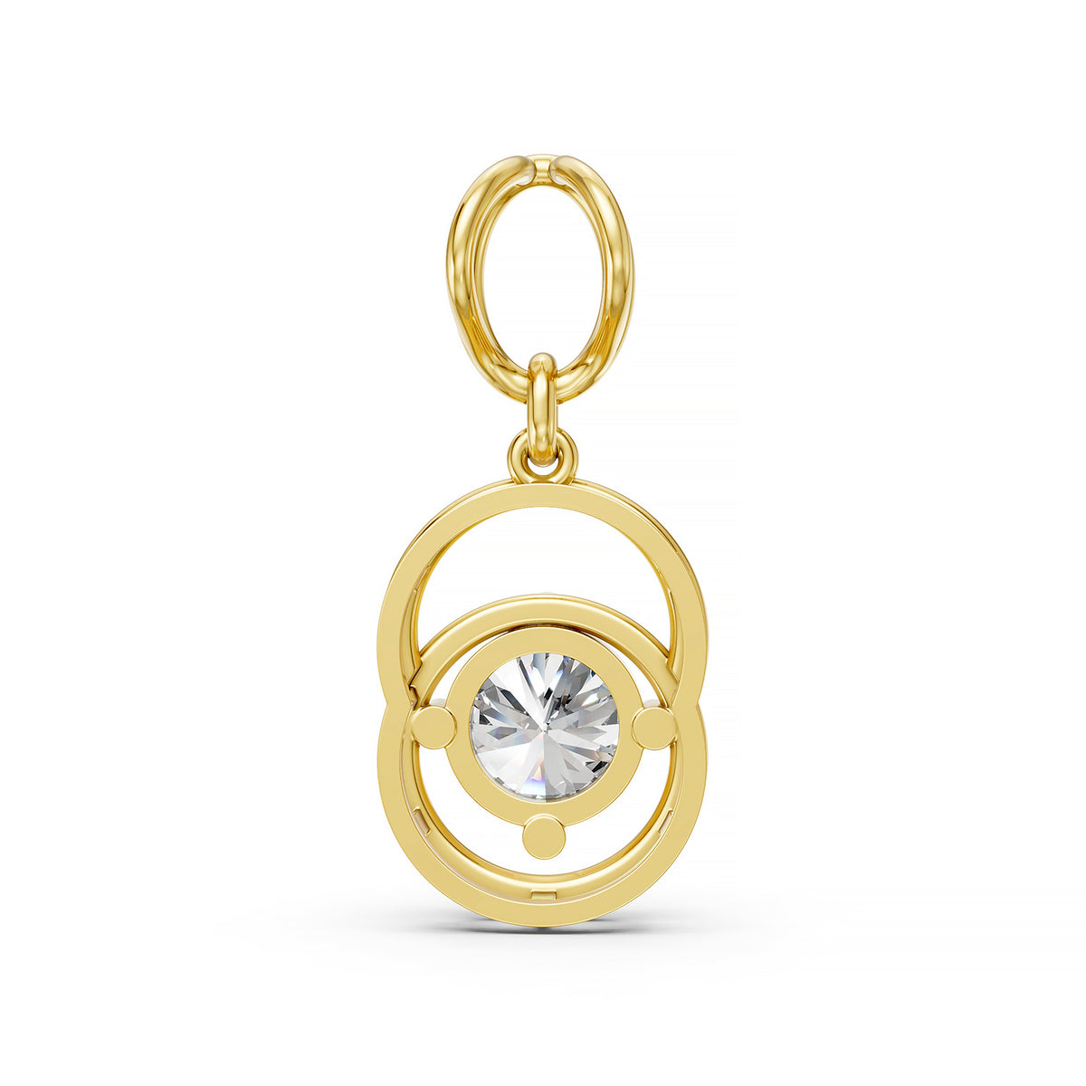Round Cut Lab-Grown Diamond Pendant