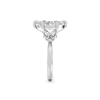 Marquise Cut Lab-Grown Diamond Floral Accent Ring