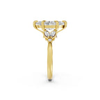 Marquise Cut Lab-Grown Diamond Floral Accent Ring