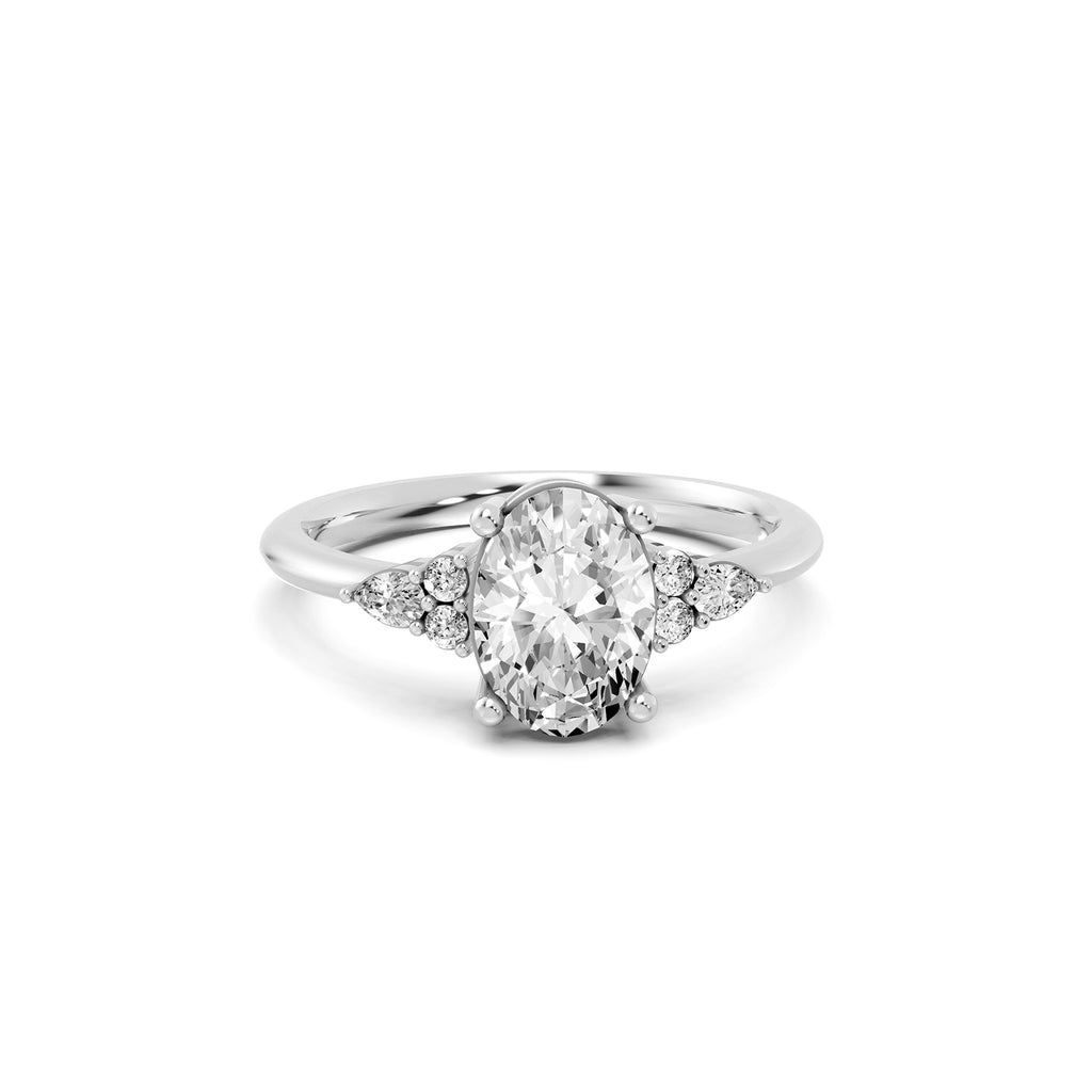 Oval Cut Lab-Grown Diamond Engagement Ring