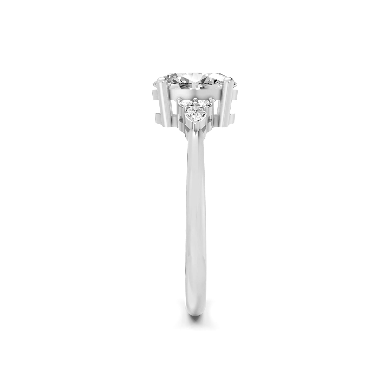 Oval Cut Lab-Grown Diamond Engagement Ring