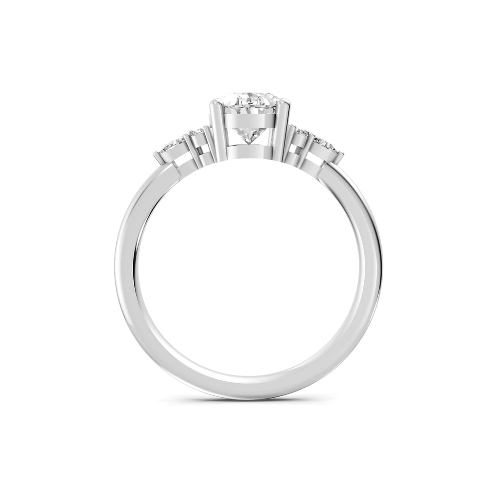 Oval Cut Lab-Grown Diamond Engagement Ring