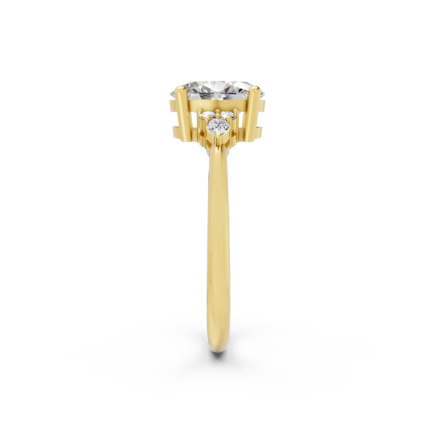 Oval Cut Lab-Grown Diamond Engagement Ring