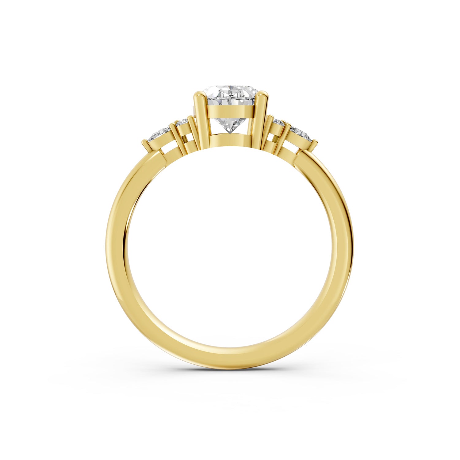 Oval Cut Lab-Grown Diamond Engagement Ring