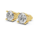 Classic Round Lab-Grown Diamond Stud Earrings