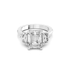 Emerald Cut Lab-Grown Diamond Solitaire Ring
