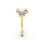 Emerald Cut Lab-Grown Diamond Solitaire Ring