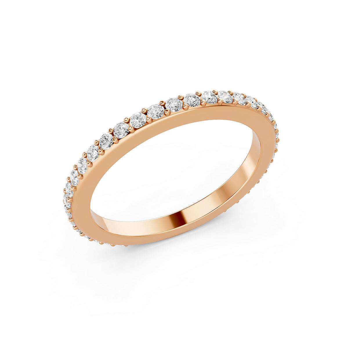 Round Brilliant Lab-Grown Diamond Eternity Band