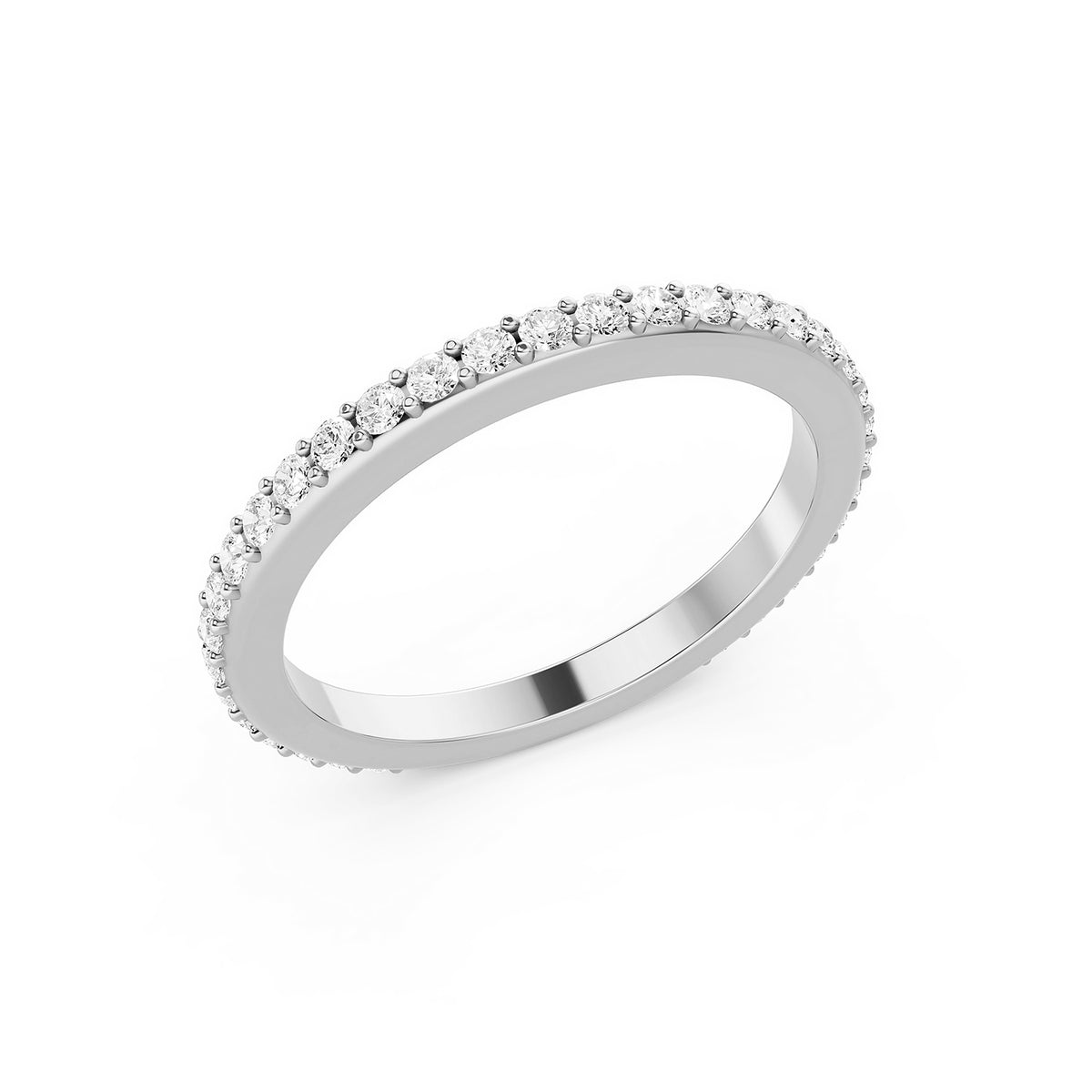 Round Brilliant Lab-Grown Diamond Eternity Band