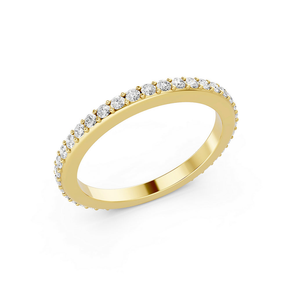 Round Brilliant Lab-Grown Diamond Eternity Band