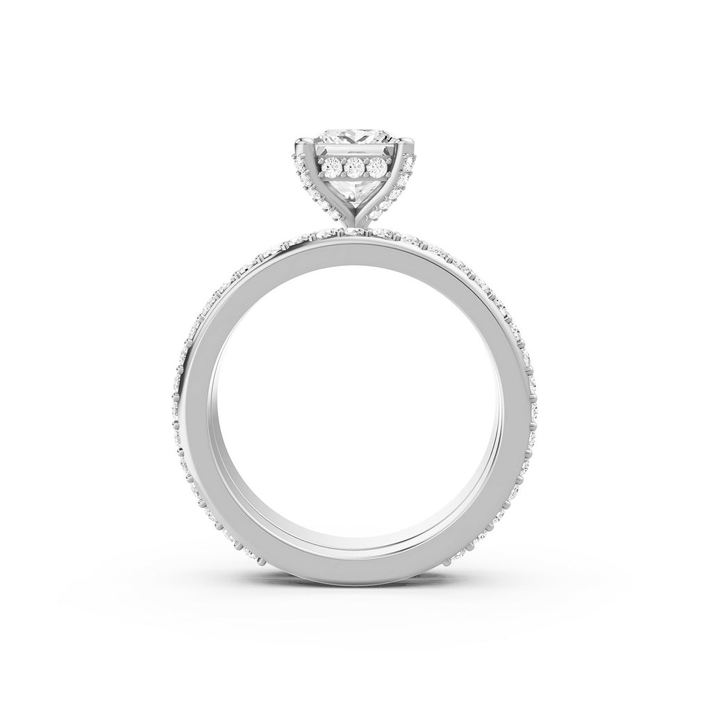 Princess Cut Lab-Grown Diamond Bridal Ring Set