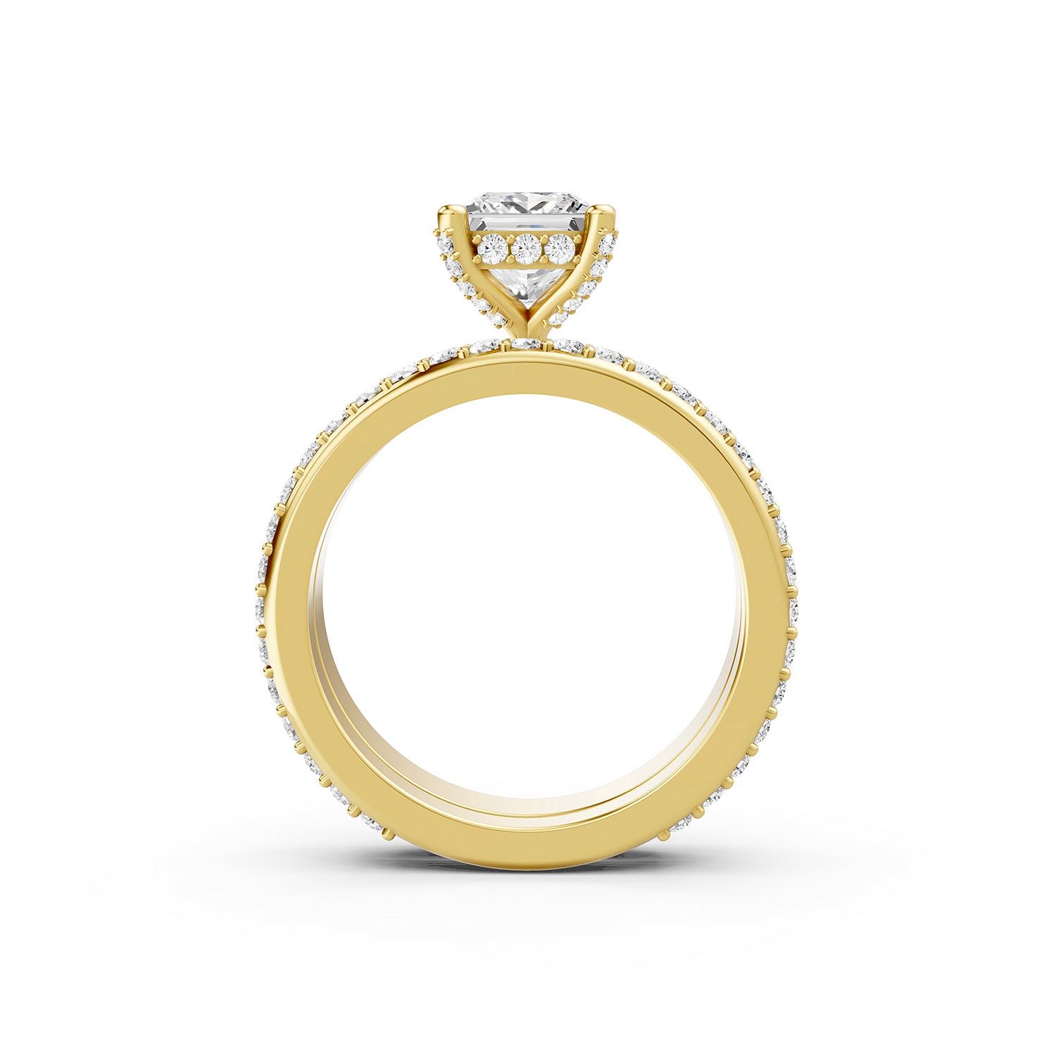 Princess Cut Lab-Grown Diamond Bridal Ring Set