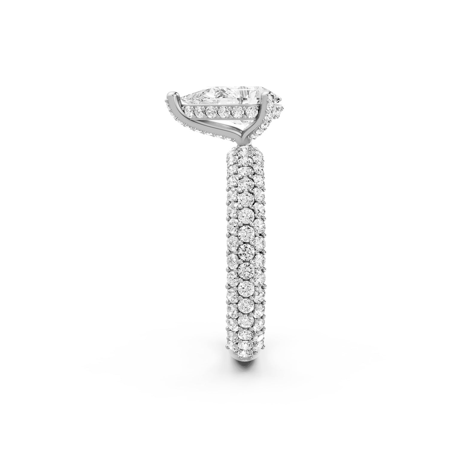 Pear Cut Lab-Grown Diamond Engagement Ring