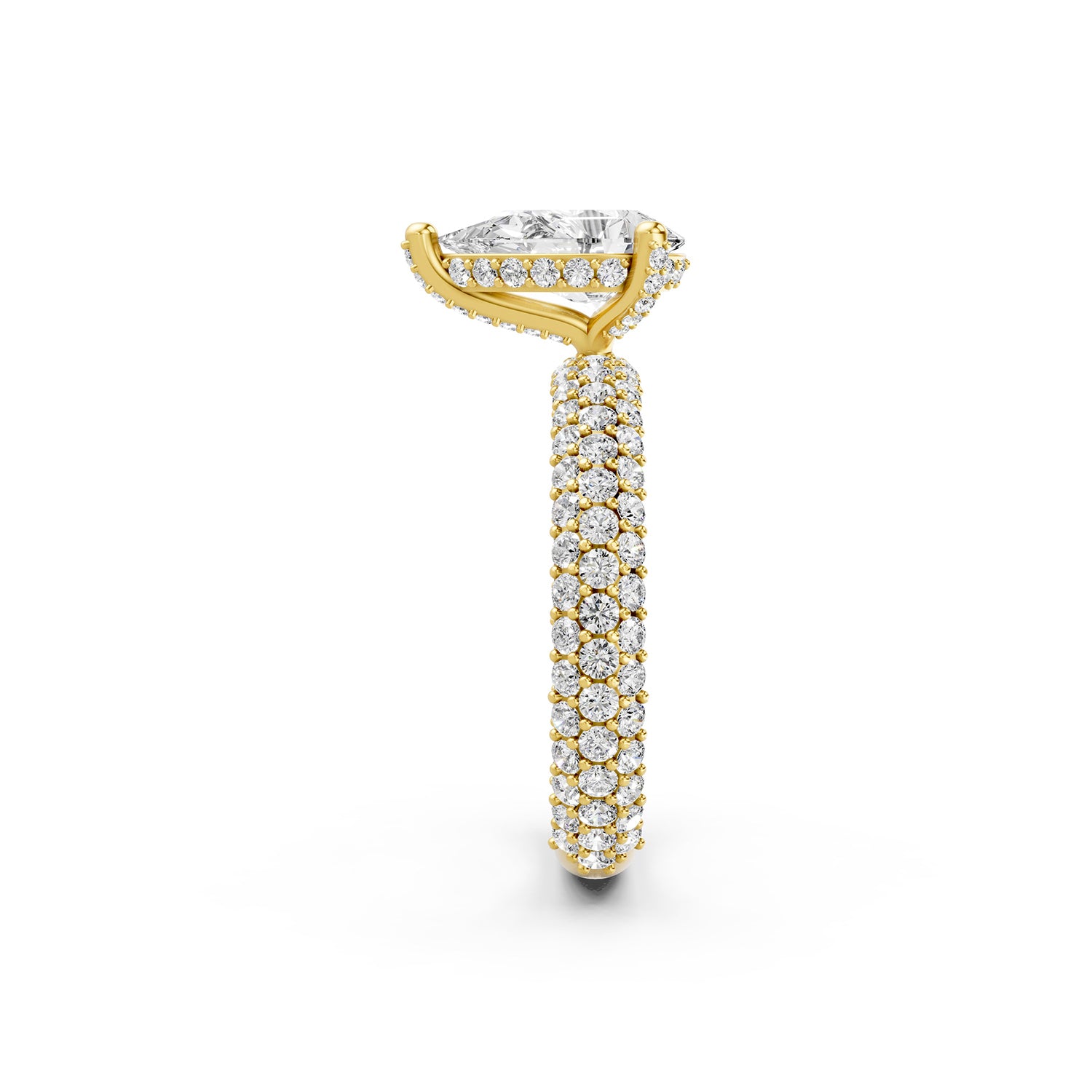Pear Cut Lab-Grown Diamond Engagement Ring
