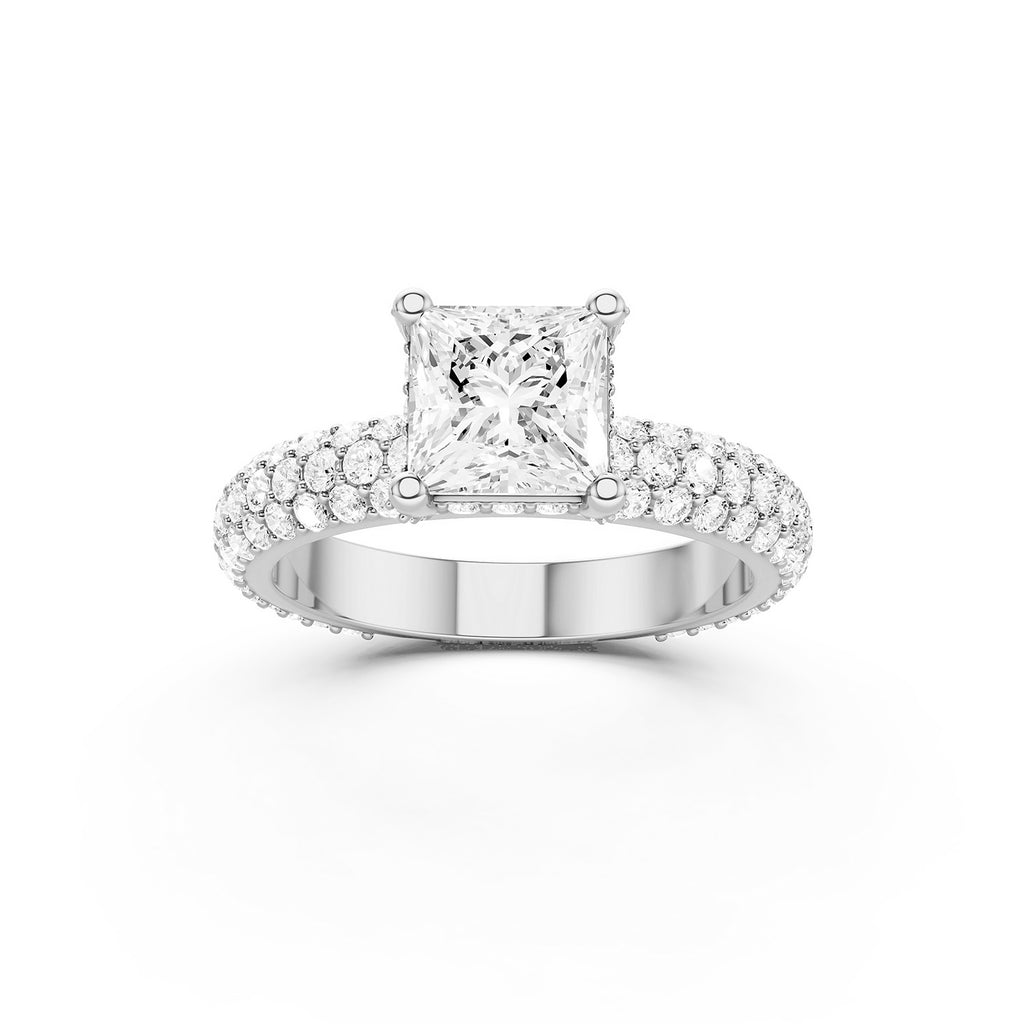 Princess Cut Lab-Grown Diamond Engagement Ring