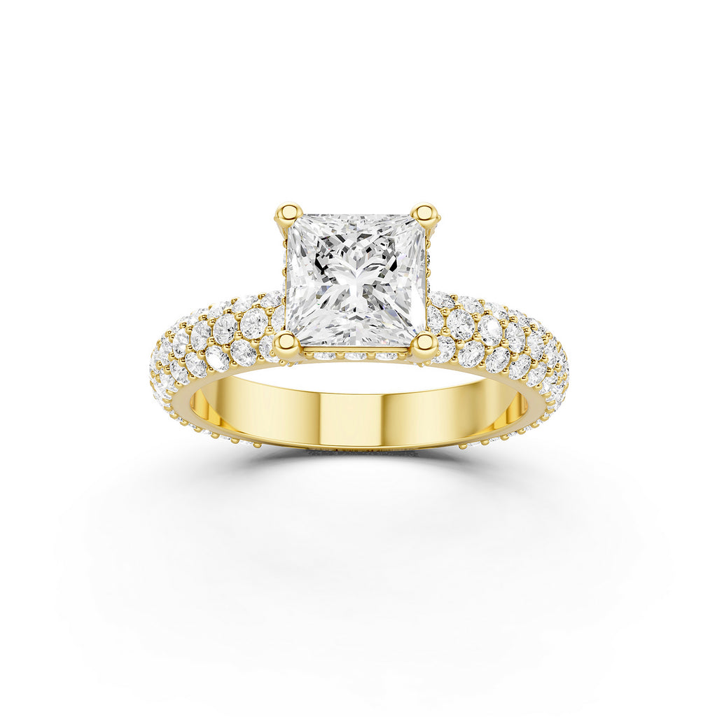 Princess Cut Lab-Grown Diamond Engagement Ring