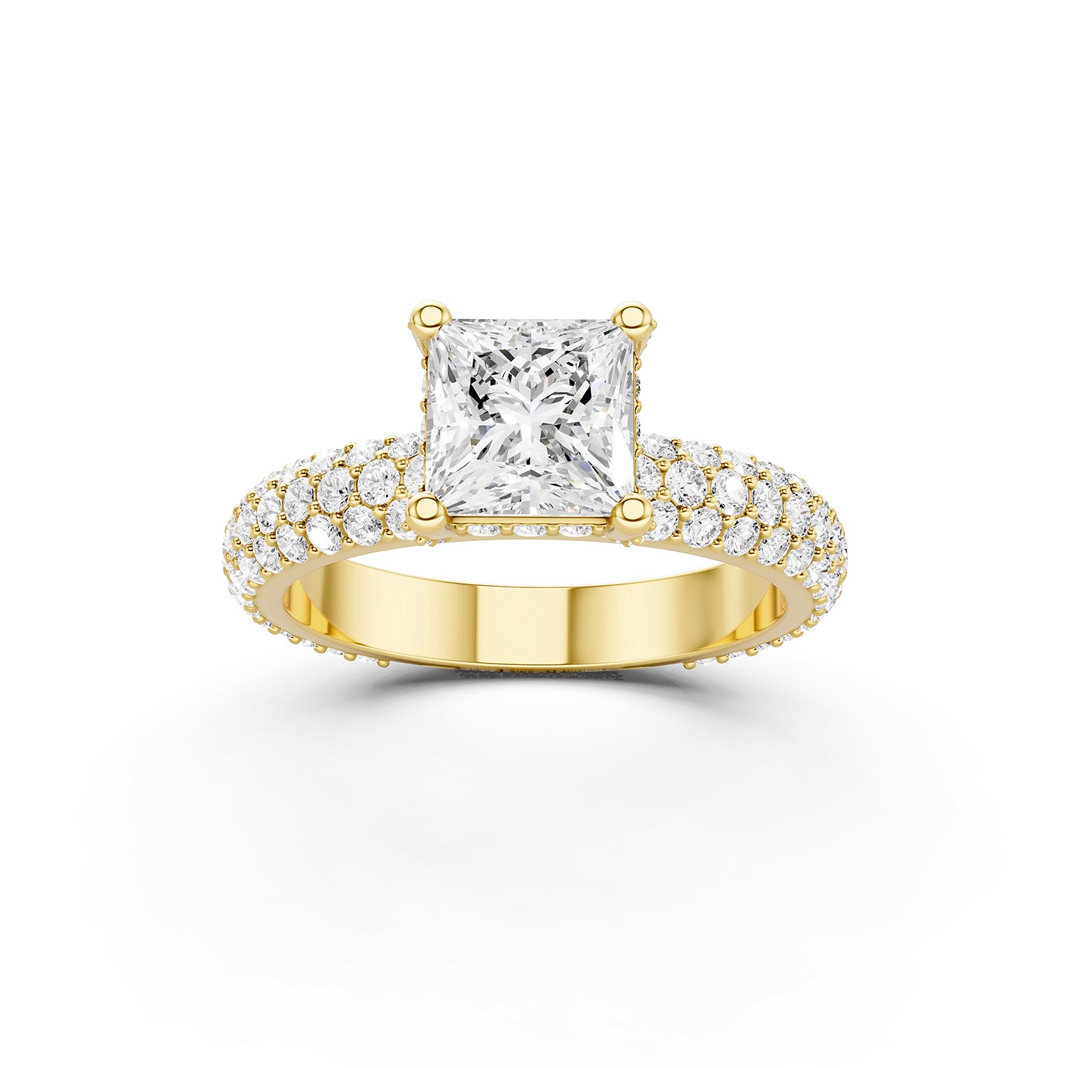 Princess Cut Lab-Grown Diamond Engagement Ring