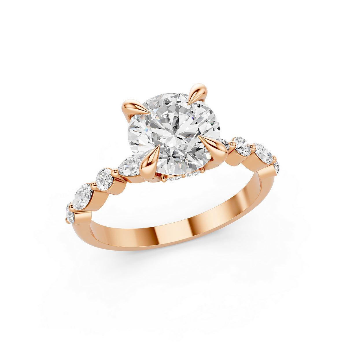 Round Lab-Grown Diamond Solitaire Ring