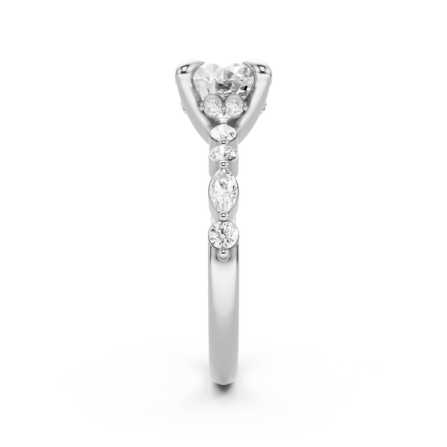 Round Lab-Grown Diamond Solitaire Ring