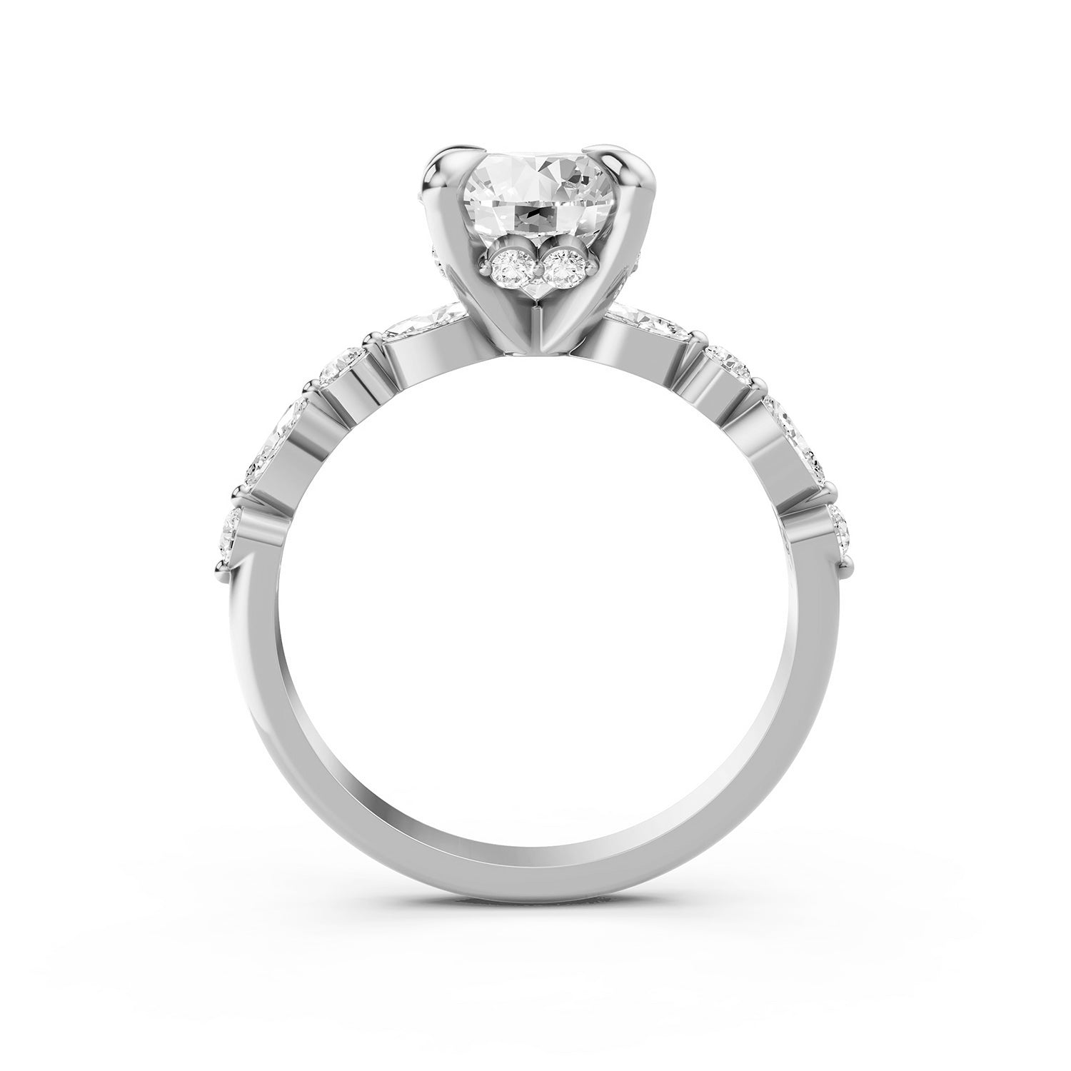 Round Lab-Grown Diamond Solitaire Ring