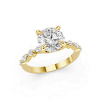 Round Lab-Grown Diamond Solitaire Ring