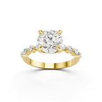 Round Lab-Grown Diamond Solitaire Ring