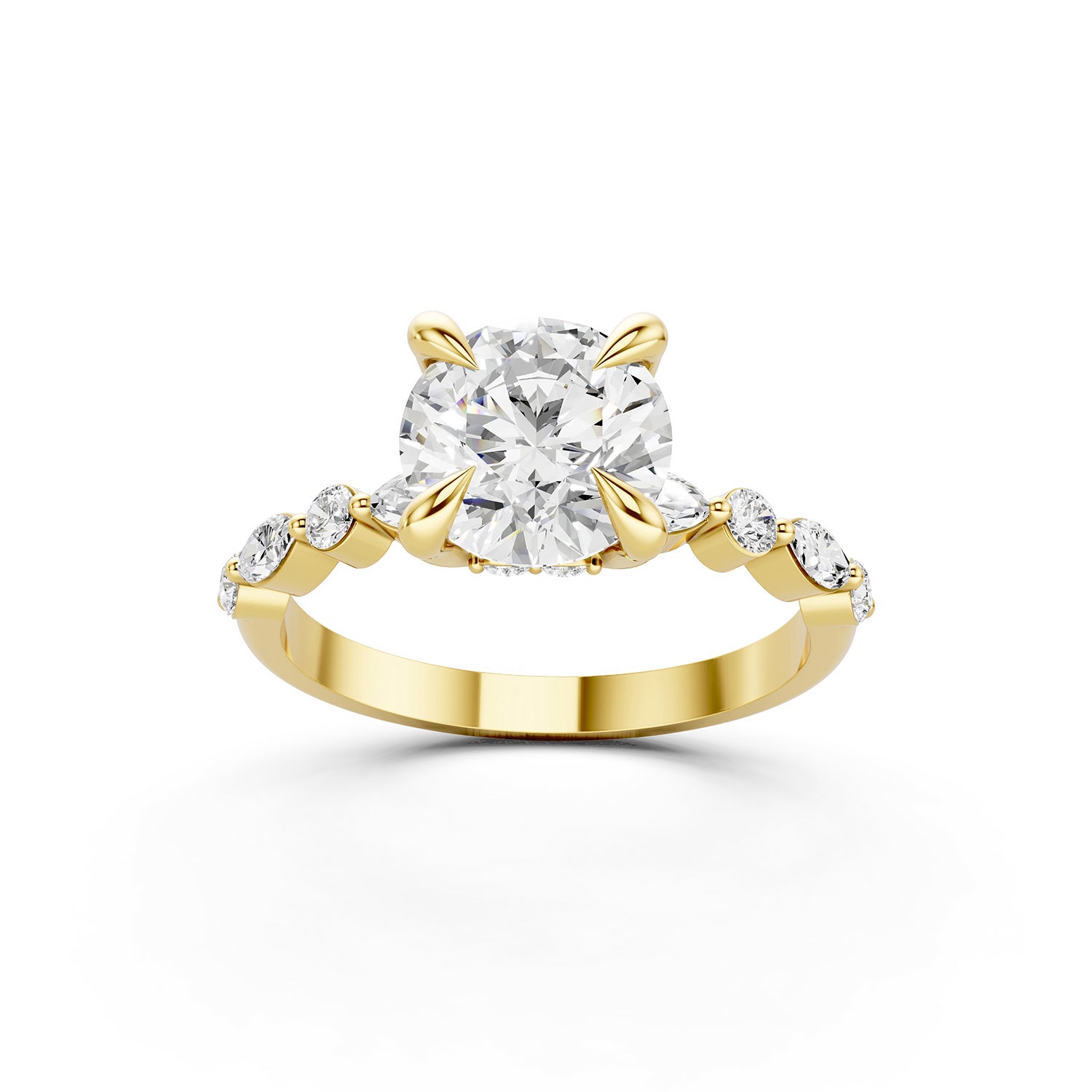Round Lab-Grown Diamond Solitaire Ring