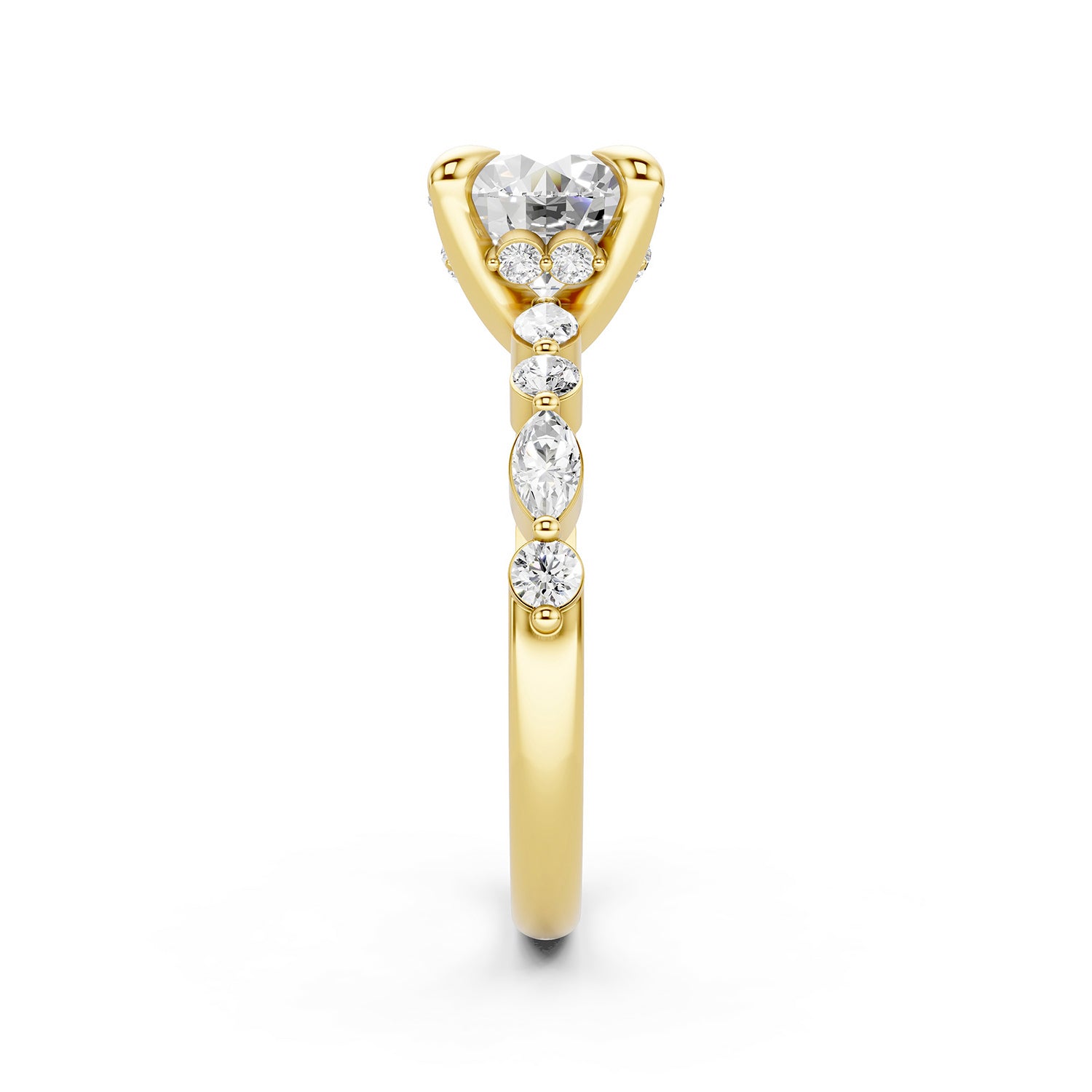 Round Lab-Grown Diamond Solitaire Ring