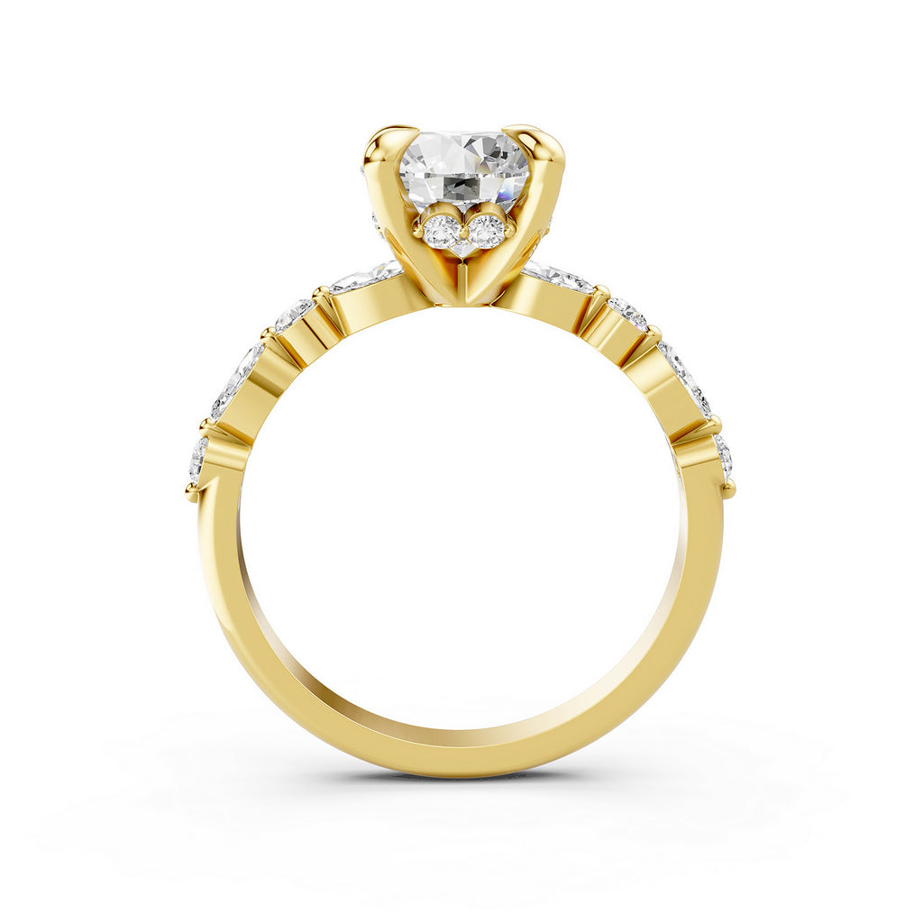 Round Lab-Grown Diamond Solitaire Ring