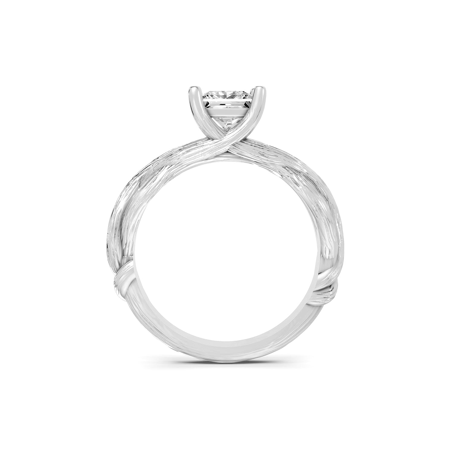 Princess Cut Lab-Grown Diamond Solitaire Ring