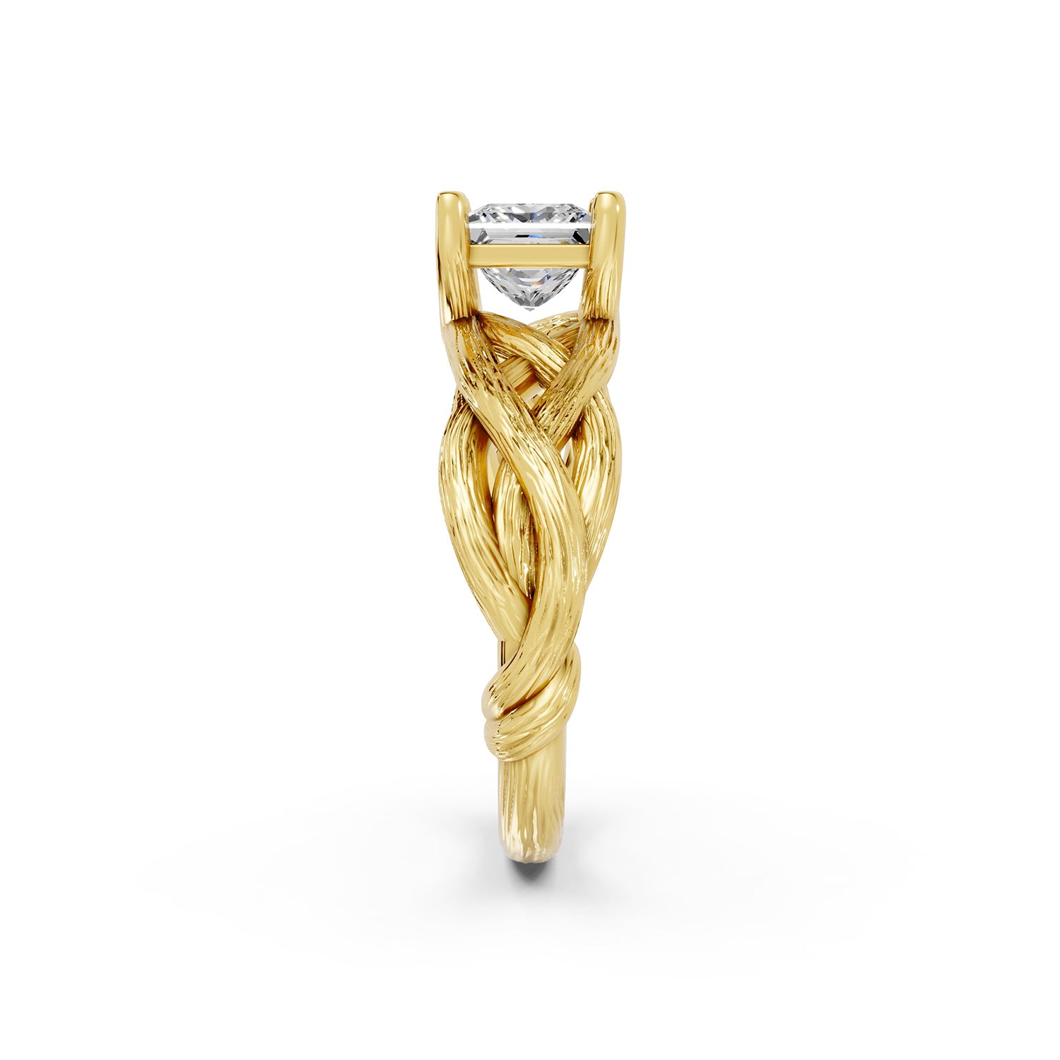 Princess Cut Lab-Grown Diamond Solitaire Ring
