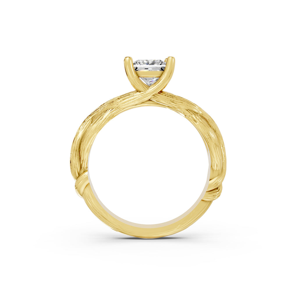 Princess Cut Lab-Grown Diamond Solitaire Ring
