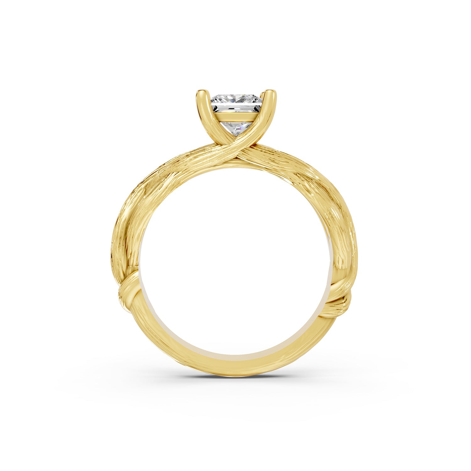 Princess Cut Lab-Grown Diamond Solitaire Ring
