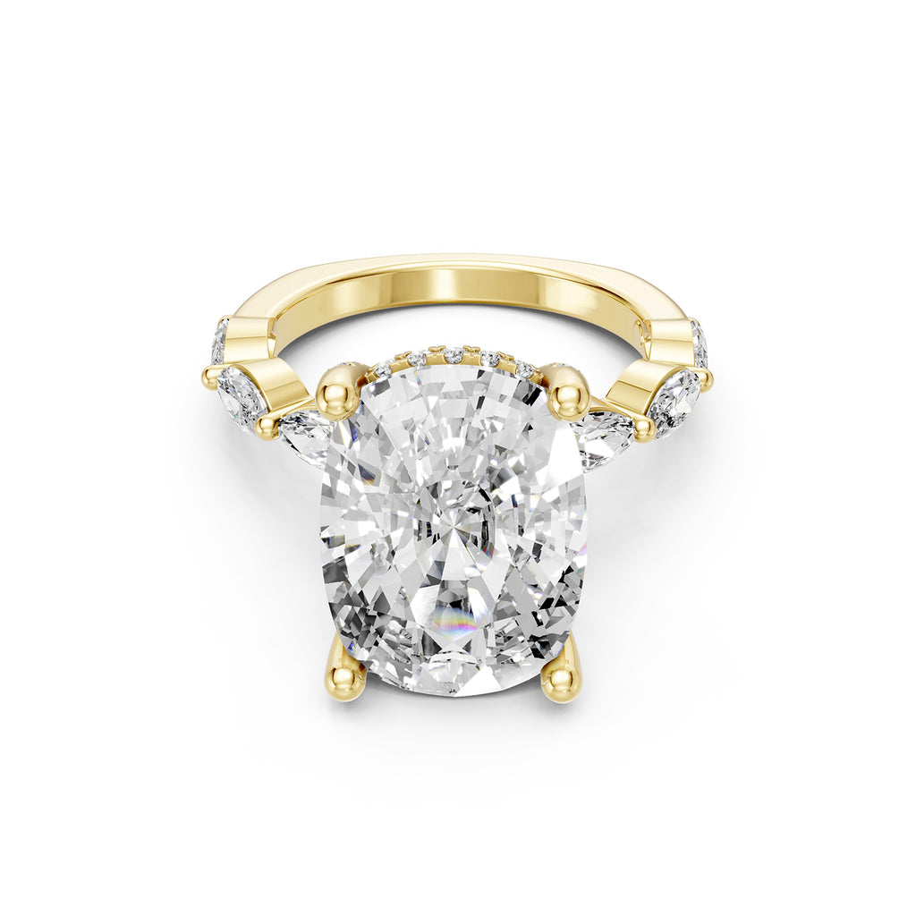 Pear Cut Lab-Grown Diamond Ring