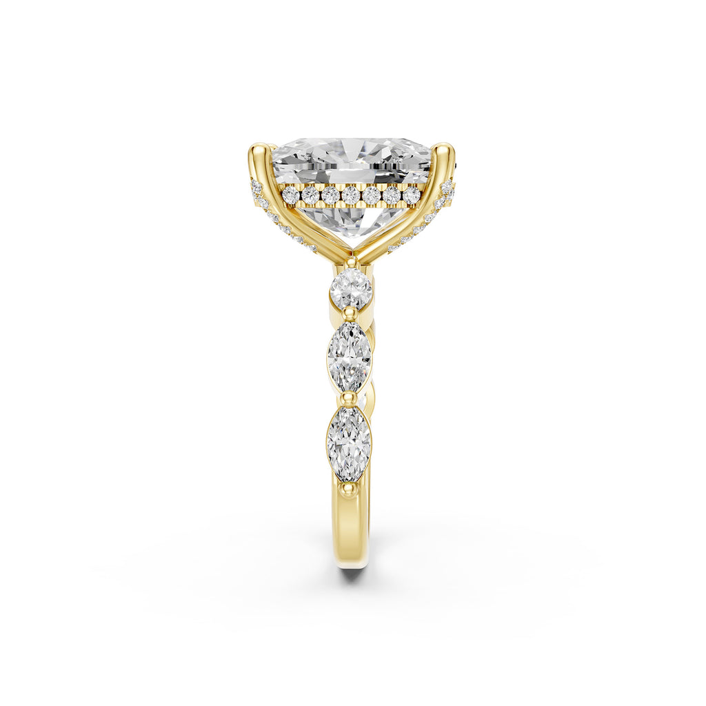 Pear Cut Lab-Grown Diamond Ring