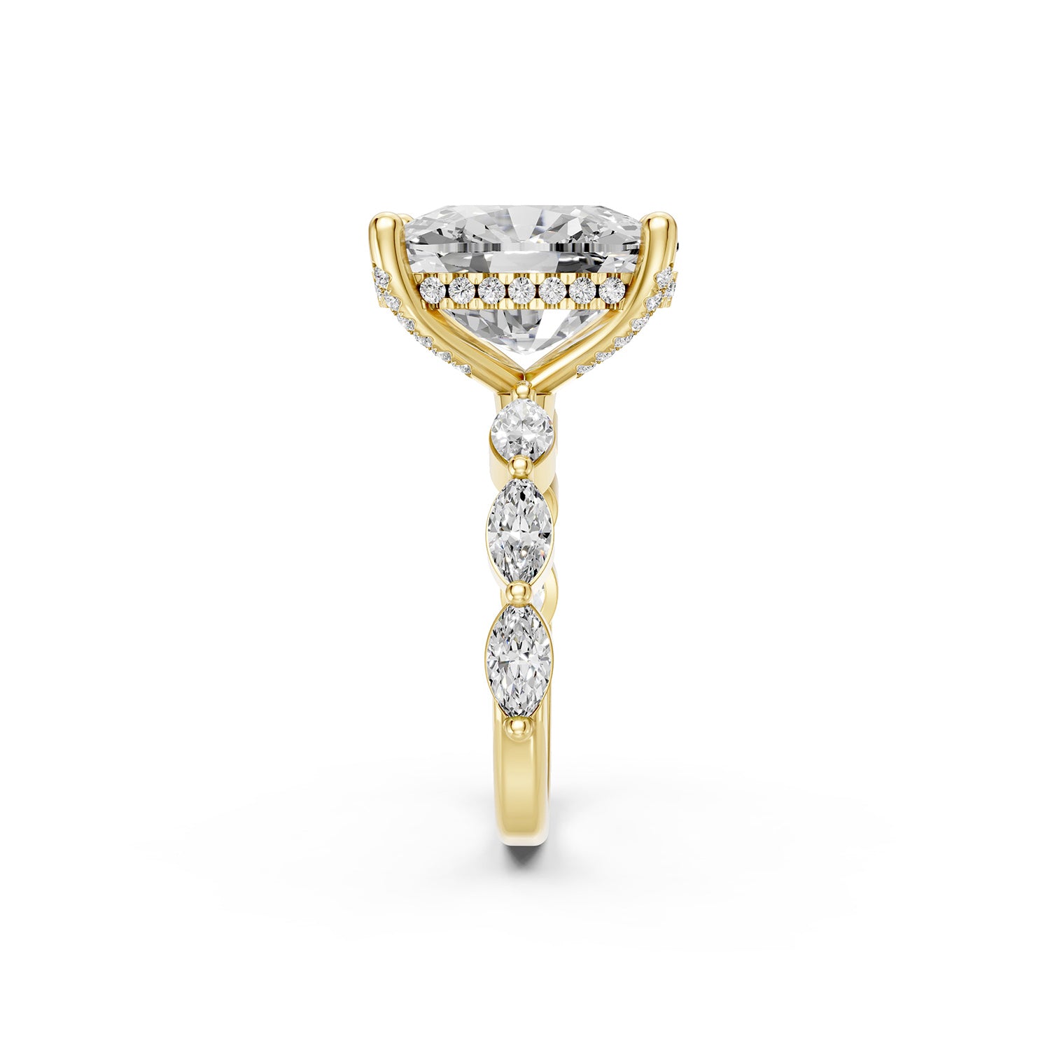 Pear Cut Lab-Grown Diamond Ring