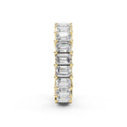 Emerald Cut Lab-Grown Diamond Eternity Ring